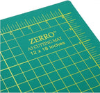 ZERRO Self Healing Cutting Mat 12" x 18" Double Sided No-Slip Rotary Cutting Sewing Mat Durable 5 Layers PVC Cutting Board (A3)…