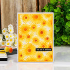BAOFALI 3D Embossing Folder for Card Making,Beautiful Sunflower Plastic Texture Fades Embossing Folder Template for Scrapbooking Cardstock Album DIY Decoration Paper Crafting 6.3x4.5inch