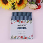 30 Pieces 7mm Sealing Wax Sticks for Glue Gun,PORXFLY Mini Wax Seal Sticks Great for Seals Stamp,Cards Envelopes,Wedding Invitations,Gift Wrapping,Wine Packages (Dark Blue)