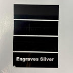 Blank Metal Plates for Laser Engraving - 4 Pack | Aluminum Sheets 0.020" Thick | CO2, Diode, Fiber Laser Compatible | Multiple Sizes & Colors (Black (engraves silver), 6.25x8.25 inch)