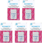 SCHMETZ Quilting Needles - Size 75/11, 5-Needle Cards, Pack of 5