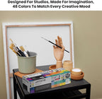 Acrylic Paint Set - 48 Piece Set (48 x 22ml) Tubes in Rich Vibrant Colors - Pigments Formulated for Opaque, Vibrance Perfect for Beginners, Students, Professionals, Artists Painting Different Mediums