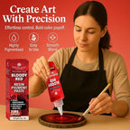 Bloody Red Epoxy Resin Pigment Paste XL (191g/6.7oz) – Opaque Epoxy Dye & High Concentration Coloring Paste, Mica Powder Alternative for Resin Art, Jewelry, Tumblers, River Tables & Crafts