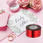 PATIKIL 1.2"x400Ft Hot Stamping Foil Paper,Heat Transfer Hot Stamping Paper Foil Roll for Leather DIY Logo Decor Craft Gift Card Package Scrapbook,Green