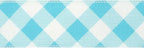 MEEDEE Blue and White Check Ribbon Christmas Wired Ribbon Blue White Burlap Ribbon 2.5 Inch X 10 Yards for Crafts Christmas Tree Decoration Birthday Decor Bows Making Flower Wreath Gift Wrapping