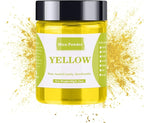 Yellow Mica Powder - 60g Mica Powder for Epoxy Resin - Pearl Pigment Powder Dye for Resin/Eye Shadow/Soap Making/Nails/Bath Bombs etc.