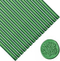 Wax Seal Sticks, Afobby 15 Pieces Glue Gun Sealing Wax Sticks for Wax Seal Stamp,Pine Green Wax Sealing Sticks for Wedding Invitations, Cards, Envelopes