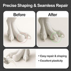 100g UV Light Curing Putty, Solid Resin, Multi Purpose Adhesive High Hardness Quick Curing, for 3D Crafts, Repair, Modeling UV Clay & Nail Art