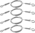 4PCS Picture Hanging Wire Kit Supports 66lbs,Hanging System with Adjustable Photo Hook and 2.5m x1.5mm Stainless Steel Wire Rope for Hanging Frame Picture Photo Mirror Artwork Light Flowerpot