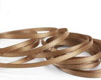 HUIHUANG Solid Color Satin Ribbon 1/8 inch x 100 Yards Roll Ribbon for Crafts (Light Brown)