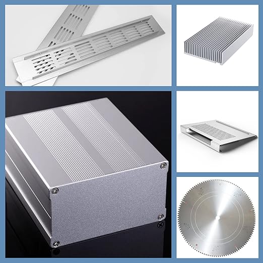 6061 Aluminum Sheet Metal 8 x 12 x 1/4 Inch, Heavy Duty Aluminum Sheets Plates with Protective Film, 6MM Thick Flat Plain Panel Plate Solid Metal Sheet Plate for Crafting Structural Framing Base Plate