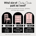 Chalky Chicks All-in-One Chalk Paint for Furniture or Cabinet - 32 Fl Oz - Matte Finish Sweet 16 (Pink) for Metal, Wood Furniture Paint - No Sanding All-in-One for Home Decor & Crafts, USA Made