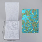 BAOFALI 3D Embossing Folders Lemon Textured for Card Making,Embossing Template Paper Card Embossing Stencil for DIY Scrapbooking Photo Album Card Paper Craft Decoration 6.3" L x 4.5" W