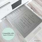 Cardstock Warehouse Stardream Silver Cardstock Paper - 25 Sheets, 8.5 x 11" – 105 lb / 284 GSM Premium Metallic Silver Card Stock for High-end Printing, Card Making, Die-cutting & DIY Projects