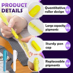 2PCS Sewing Chalk for Fabric, Wipeable and Washable Fabric Chalk for Sewing, Tailors Chalk for Fabric Etailed Marking on Fabrics, Cottons, Leathers - Blue, White