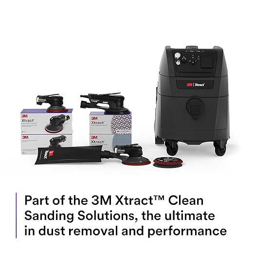 3M Xtract Cubitron II Hookit Clean Sanding Film Disc 775L, 80+, 5 in, Pack of 50 Hook and Loop Sanding Discs for Paint Preparation and Removal, General Sanding, Refining, Blending, and Featheredge
