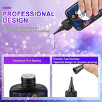 UV Resin with Light - 400g Hard Type Crystal Clear Ultraviolet Curing UV Resin Kit, 8 Lamp Beads UV Light(Non-Battery), UV Resin with Light for Craft Jewelry Making