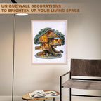 Wooden Puzzles for Adults, Fox House Puzzles, Wood Adult Puzzle, Birthday Gifts for Puzzle Lover (L-13.4 * 13.4 in 270pcs)