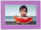 5x7 Mat for 8.5x11 Frame - Precut Mat Board Acid-Free Show Kit with Backing Board, and Clear Bags Dark Purple 5x7 Photo Matte Made to Fit a 8.5x11 Picture Frame Matboard for Framing, Pack of 25 Mats
