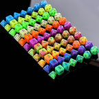 Glow in The Dark DND Dice Set 11 x 7 Polyhedral Dice (77pcs) for Dungeons and Dragons Tabletop Role-Playing Games, with a Drawstring Bag