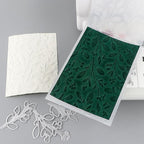 3D Embossing Folder and Metal Die Set for Card Making,Texture Fades Flower Background Embossing Template Paper Card Embossing Stencil for DIY Scrapbooking Photo Album Card Paper Craft Decoration