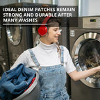 HTVRONT Iron on Patches for Clothes, 3"x60" Iron on Patches for Jeans, Jean Patches,Black Denim Patches for Inside Jeans & Clothing Repair