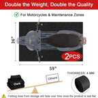 Golener Oil Spill Mat - Garage Floor Mat, Absorbent Oil Pad, Premium Maintenance Mat, Waterproof, Contain Liquid, Protect Garage Surface from Spill & Stain, Reusable, Durable, Black, 36”x59”, 2 Packs