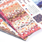 Origami Paper Kit 50 Sheets 70GSM 6 Inch Square Double Sided Color 50 Vivid Japanese Washi Chiyo Colors for Hand Crafts Origami Paper Arts Creativity.Winter