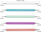 5 Pcs Pattern Tracing Stylus, Ball Embossing Stylus for Transfer Paper, Tracing Tools for Drawing, Embossing Tools for Paper, Art Dotting Tools for Nail Art, Ball Tip Clay Tools Sculpting Stylus