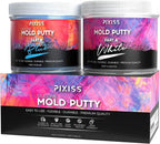 Mold Putty Silicone Mold Making Kit, Super Easy 1:1 Mix Putty, 7/8 Lb (400 Grams), Makes Strong Reusable Silicone