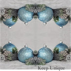 20-ct 13x13 Christmas Paper Decoupage Napkins, 3-Ply Servilletas Tissue Napkin for Dinner and Parties, Disposable Napkins (Arctic Bauble)
