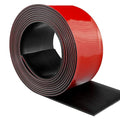 Neoprene Rubber Strips Self Adhesive Solid Rubber Sheets, Rolls & Strips for DIY Gaskets Crafts Pads Seals Warehouse Flooring Neoprene Sheet with Adhesive Backing (6" Wide x 1/5" Thick x 10' Long)