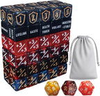 63 PCS MTG Dice Counters Set, D6 MTG Tokens with Bulk Abilities Keywords and MTG Life Counters, Dice Set for Magic The Gathering, TCG and Card Games