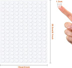 Zonon 3000 Pcs Double Sided Adhesive Dots Clear Glue Point Tape Stickers Balloon Glue Round Mini No Traces Adhesive Sticker Dot Sticker for Classroom Decor Craft DIY Office (0.47 Inch/ 12 mm)