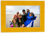 Pack of Ten Acid Free 8x10 Mats Bevel Cut for 5x8 Photos - Bright Yellow Precut Matboards With Backing Boards and Self Seal Photo Mat Bags For Pictures, Photos, Framing - 4-ply Thickness