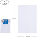 Aida Cloth Big Size 11 Count, White Cross Stitch Fabric, 39 inch by 60 inch