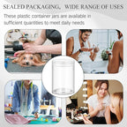 SATINIOR 12 Pack Plastic Container Jars with Lids Round Clear Travel Cosmetic Container Jars for Toiletries, Lotion, Cream, Ointments, Makeup, Rhinestone, Samples, Kitchen Storage(10 oz,Clear)