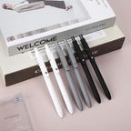 Ddaowanx Gel Pens, 0.5mm Fine Point Quick Dry Black Ink Pens Retractable, Nursing School Essentials,School Supplies, Gifts for Women (6Pcs-Black Ink)
