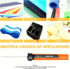 4 in 1 Hot Wire Electric Foam Cutter Kit, Styrofoam Cutting Tool 15W/ 6V with Case, Heated Foam Carving Knife Kit (Toolbox Orange)
