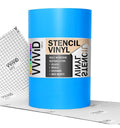 VViViD Blue Stencil Vinyl Masking Film with Anti-Bleed Technology (12" x 10ft)