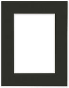Craig Frames B404 Pre-cut Mat Board for 19x27 Print, 24x32, Textured Black