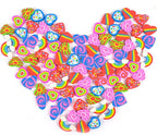 48pcs Large Erasers for Kids Bulk Heart Rainbow Pencil Erasers for Classroom Prizes Exchange International Children's Book Festival Party Favors Back to School Supplies