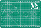 DIYSELF Cutting Mat 8in×6in, Self Healing Cutting Mat, A5 Rotary Cutting Mats for Crafts Sewing Hobby Fabric Project, 5-Ply Craft Cutting Board Double Sided, Craft Mat for Quilting