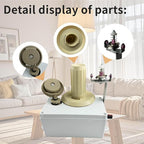 Yarn Winder,Yarn Ball Winder,Yarn Winder for Crocheting,Electric Yarn Winder,Automatic Yarn Winder,Adjustable Speed Yarn Spinner, Easy to use, Saves time and Protects Hand Joints