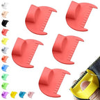 5mm Seam Guide for Hand Sewing Edge Lockranding Tool 5 PCS Set for Leather/Fabric/Craft Sew, Red
