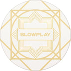 SLOWPLAY Nash Ceramic Poker Chips in Bulk, Casino Grade Ceramic 12-Gram Poker Chip for Texas Hold'em, 43mm Professional Chips Pack of 50 (White)