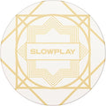 SLOWPLAY Nash Ceramic Poker Chips in Bulk, Casino Grade Ceramic 10-Gram Poker Chip for Texas Hold'em, 39mm Professional Chips Pack of 50 (White)