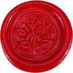 Yoption 5Pcs Sealing Wax Sticks, Vintage Totem Fire Manuscript Bright Red Wax Seal Sticks with Wicks, Sealing Wax for Wax Seal Stamp