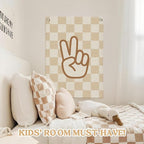 Boy Nursery Decor,Playroom Wall Decor,Race Car Room Canvas Banner Wall Art Decor,Kids Playroom Hanging Pennant Flag Prints 18x25 Inch