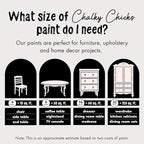 Chalky Chicks All-in-One Chalk Paint for Furniture or Cabinet - 8 Fl Oz - Matte Finish Paris Pink for Metal, Wood Furniture Paint - No Sanding All-in-One for Home Decor & Crafts, USA Made